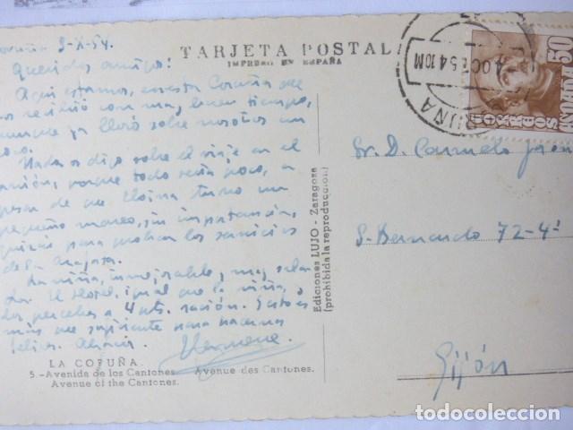Postales: a coru&ntilde;a , avda de los cantones - Foto 2