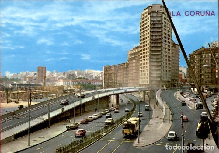 Postales: Galicia &ndash; La Coru&ntilde;a &ndash; Avenida del Generalisimo - Foto 1