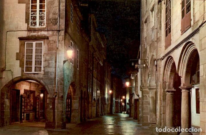 Postales: Galicia &ndash; Santiago de Compostela &ndash; La Rua nova