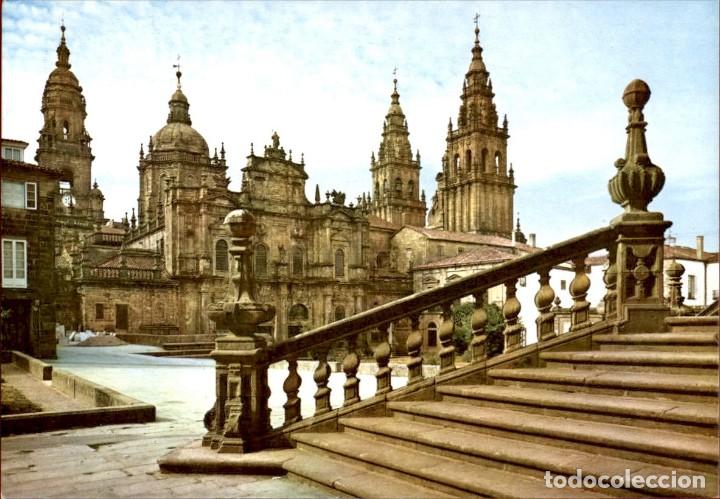 Postales: Galicia &ndash; Santiago de Compostela &ndash; Catedral &ndash; Fachada de la Azabacheria