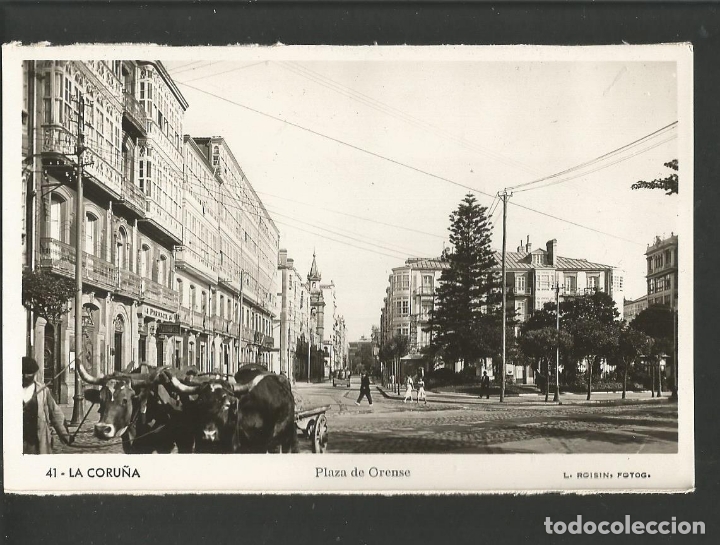 Postales: LA CORU&Ntilde;A-PLAZA DE ORENSE-41-FOTOGRAFICA ROISIN-(61.074)