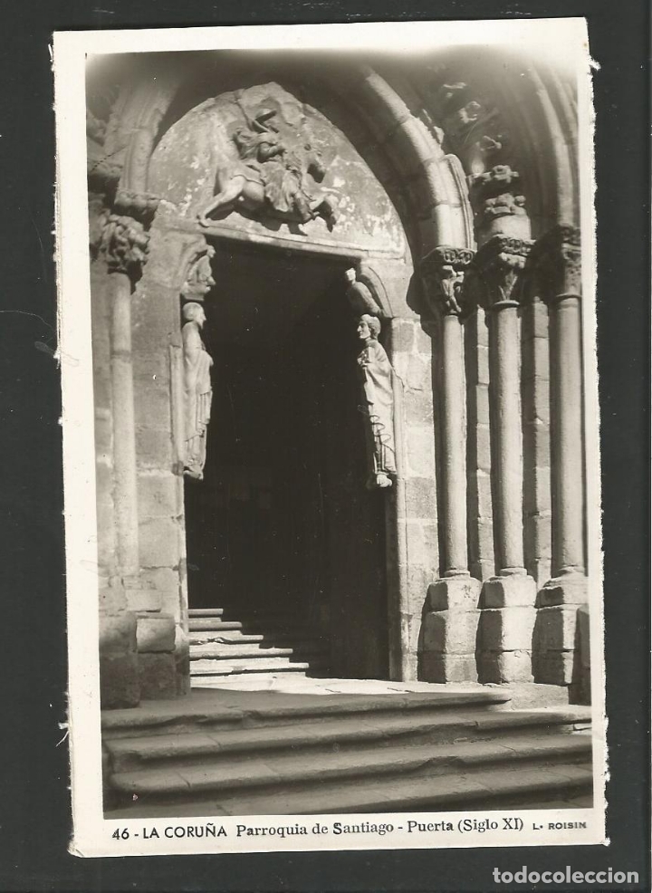 Postales: LA CORU&Ntilde;A-PARROQUIA DE SANTIAGO-46-FOTOGRAFICA ROISIN-(61.075)