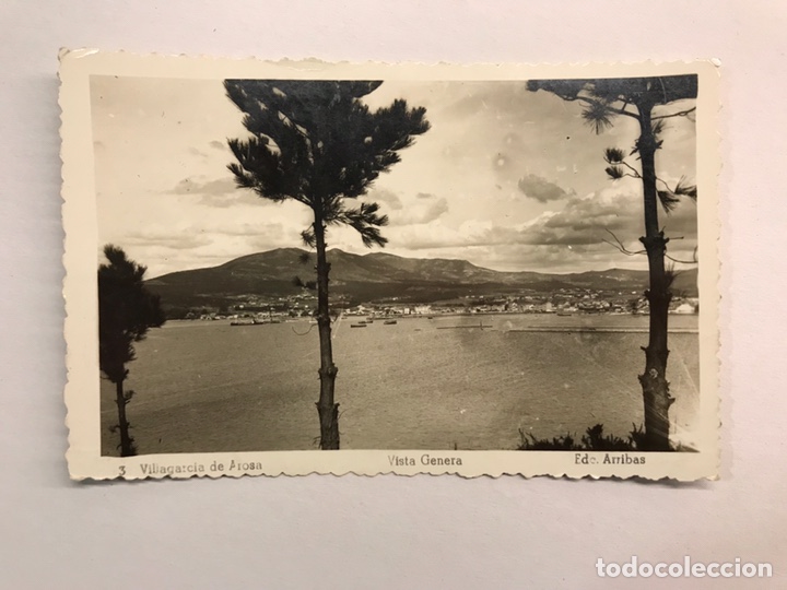 Postales: VILLAGARCIA DE AROSA (Pontevedra) Postal No.3, Vista General. Edita: Ed. Arribas (a.1956)
