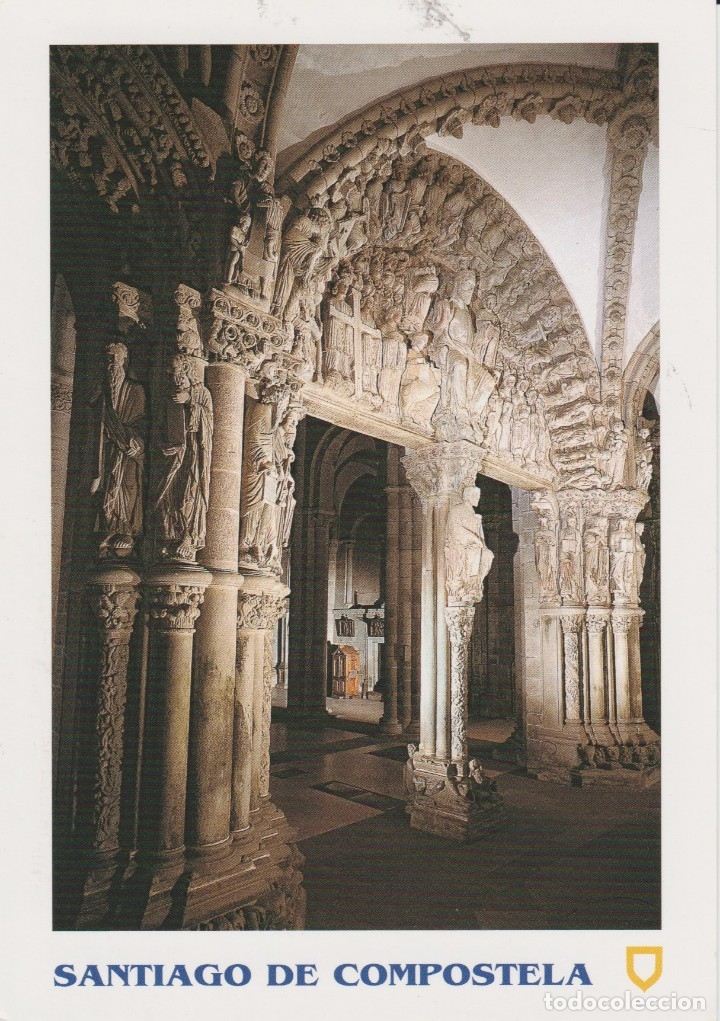 Postales: () SANTIAGO DE COMPOSTELA. PORTICO DE LA GLORIA