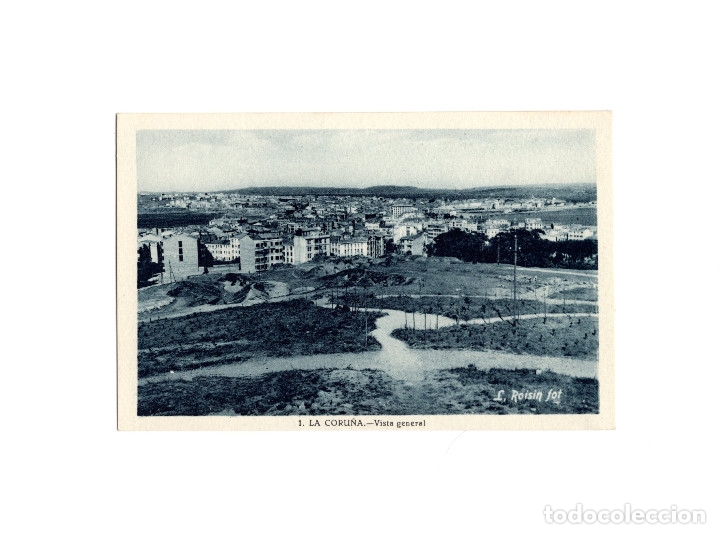 Postales: LA CORU&Ntilde;A.- VISTA GENERAL - Foto 1