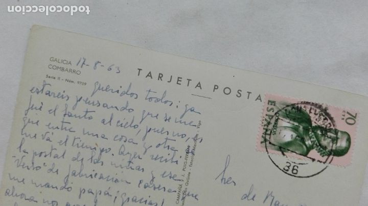Postales: POSTAL DE COMBARRO . A&Ntilde;OS 50 - Foto 2