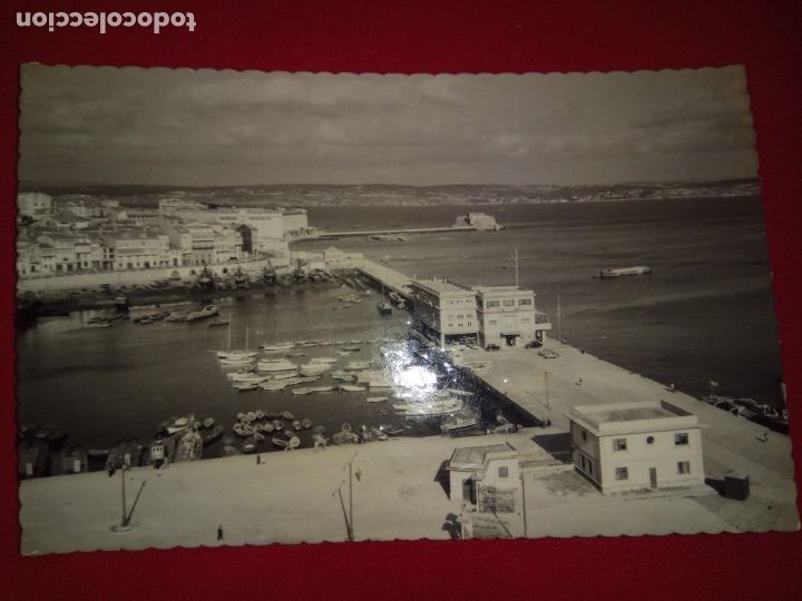 Postales: POSTAL.LA CORU&Ntilde;A.VISTA PARCIAL DE LA DARSENA..USADA.1956.