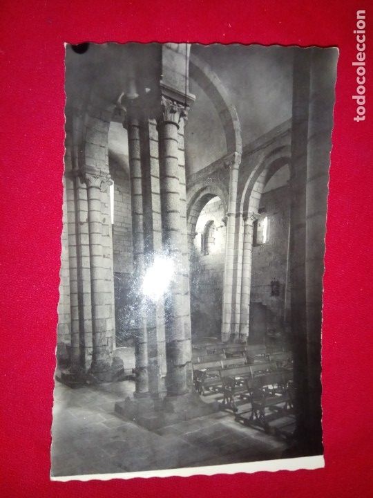 Postales: POSTAL.SANTIAGO DE COMPOSTELA.STA.MARIA DEL REAL.COLUMNAS INCLINADAS.NUEVA.