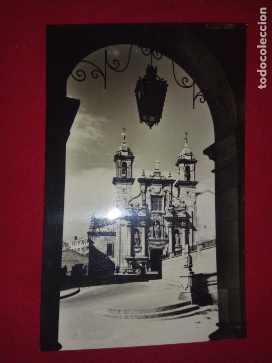 Postales: POSTAL.LA CORU&Ntilde;A.IGLESIA DE SAN JORGE.USADA.