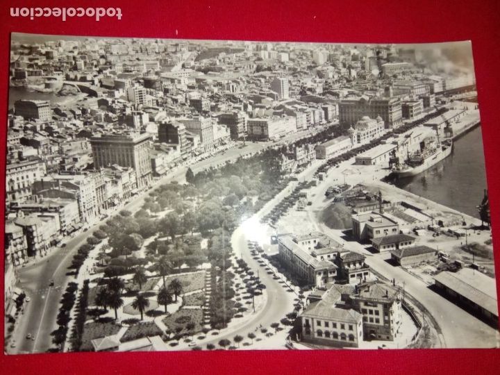Postales: POSTAL.LA CORU&Ntilde;A.VISTA PANORAMICA ROSALEDA,JARDINES DE MENDEZ NU&Ntilde;EZ Y CANTONES.NUEVA.