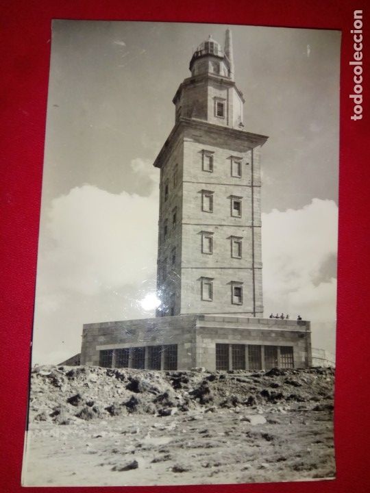 Postales: POSTAL.LA CORU&Ntilde;A.TORRE DE HERCULES.USADA.