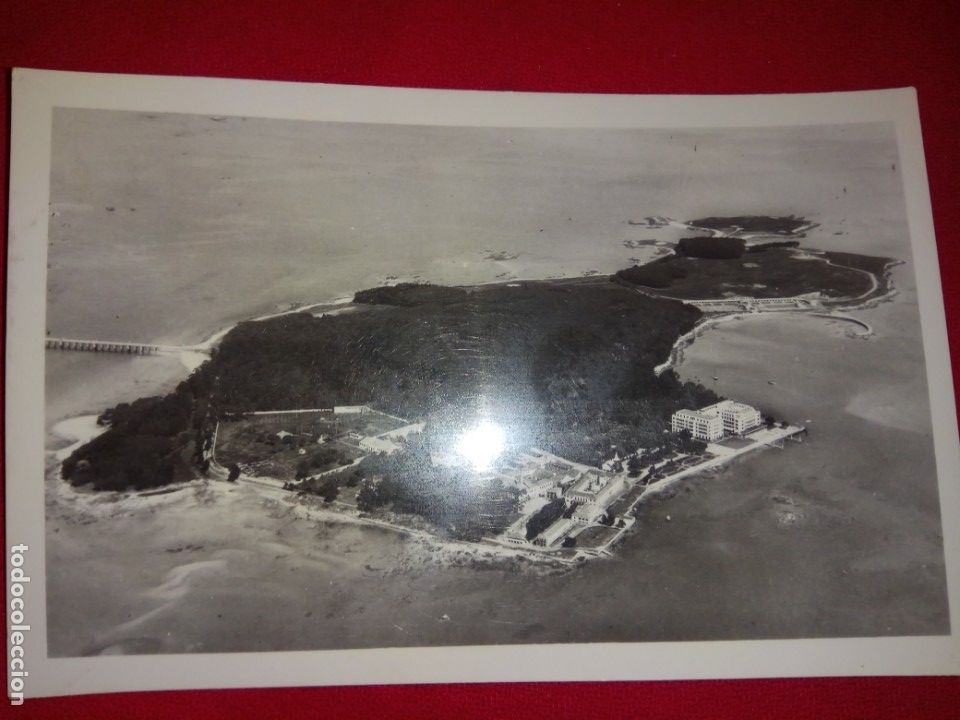 Postales: POSTAL.LA TOJA.VISTA GENERAL DE LA ISLA.USADA.