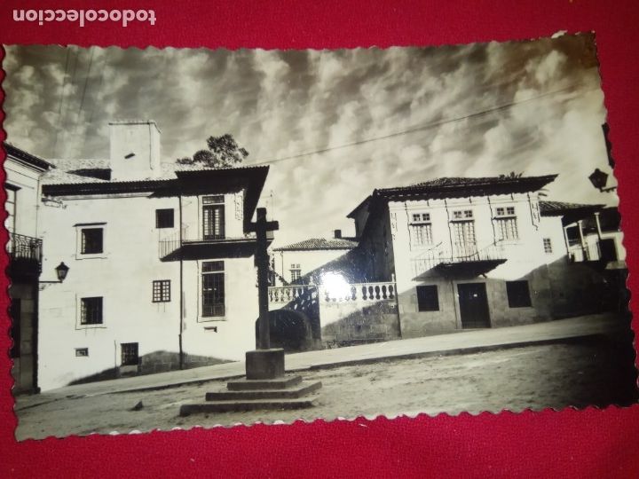 Postales: POSTAL.PONTEVEDRA.PLAZA DE LA LE&Ntilde;A Y MUSEO PROVINCIAL.NUEVA.