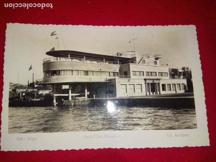 Postales: POSTAL.VIGO.REAL CLUB NAUTICO.USADA.1952.