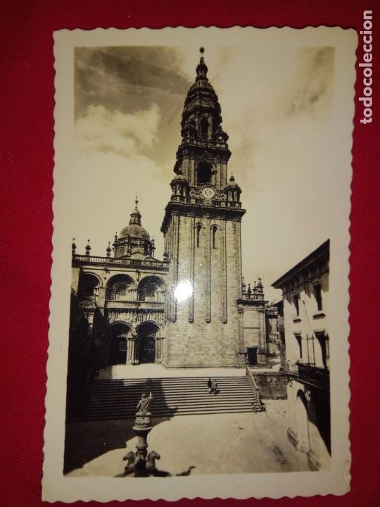 Postales: POSTAL.SANTIAGO DE COMPOSTELA.TORRE DEL RELOJ.PLAZA DE LAS PLATERIAS.NUEVA.