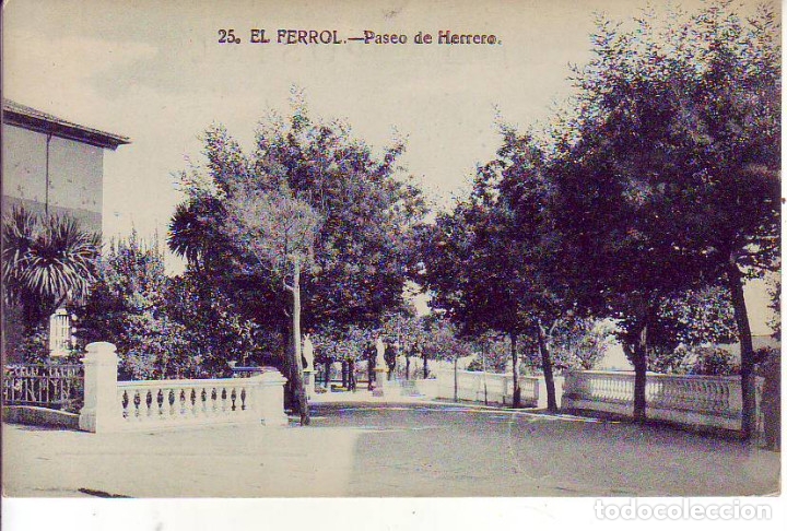 Postales: EL FERROL PASEO DE HERRERO - Foto 1