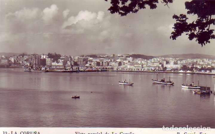 Postales: CORU&Ntilde;A VISTA PARCIAL
