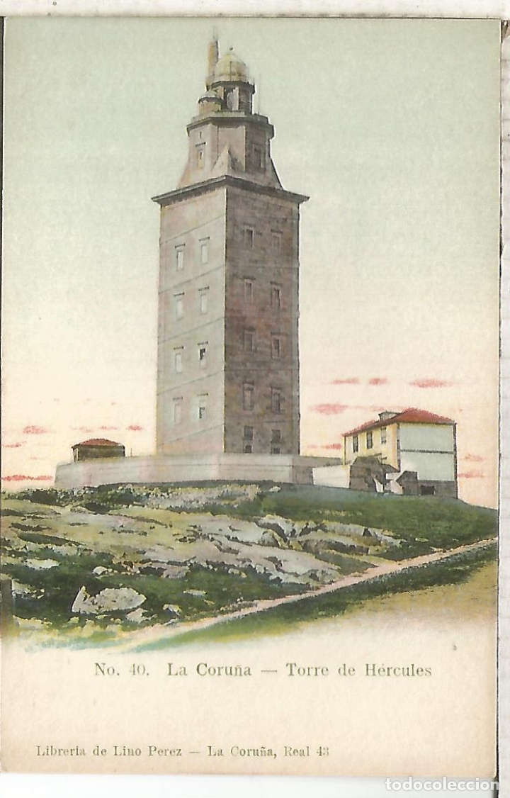 Cartes Postales: CORU&Ntilde;A TORRE DE HERCULES DORSO SIN DIVIDIR