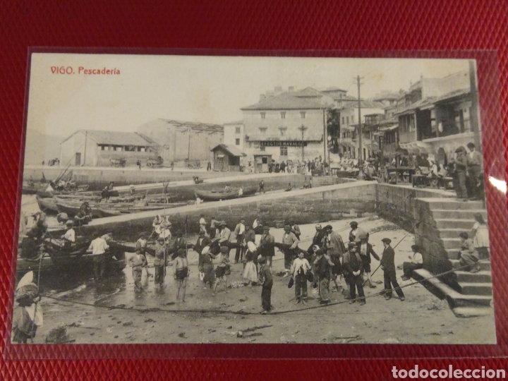 Postales: Vigo. Pescaderia Thomas. Sin circular. - Foto 1