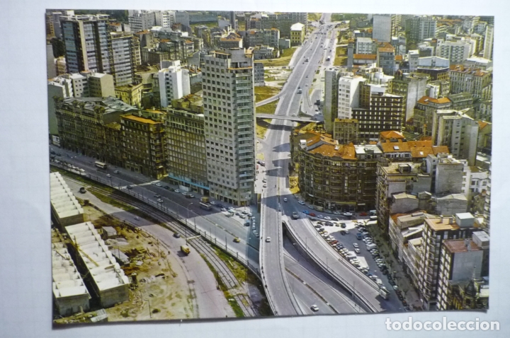 Postales: POSTAL LA CORU&Ntilde;A -PARCIAL AEREA - Foto 1