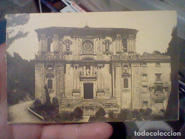 Cartoline: ABADIA SAMOS FACHADA  DE LA IGLESIA ED PALOMEQUE S/C