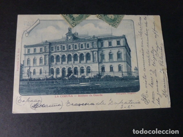 Postales: LA CORU&Ntilde;A INSTITUTO DA GUARDA - Foto 1