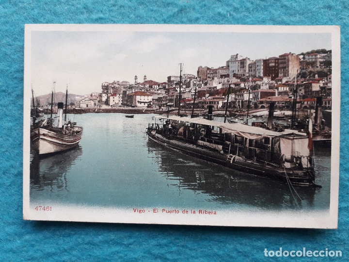 Postales: Vigo. El Puerto de la Ribera. - Foto 1