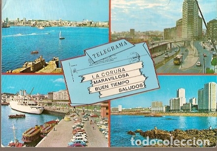 Postales: Espana & Circulado, Saludos desde la Coruna, Marineschiffe Post 2003 (137)