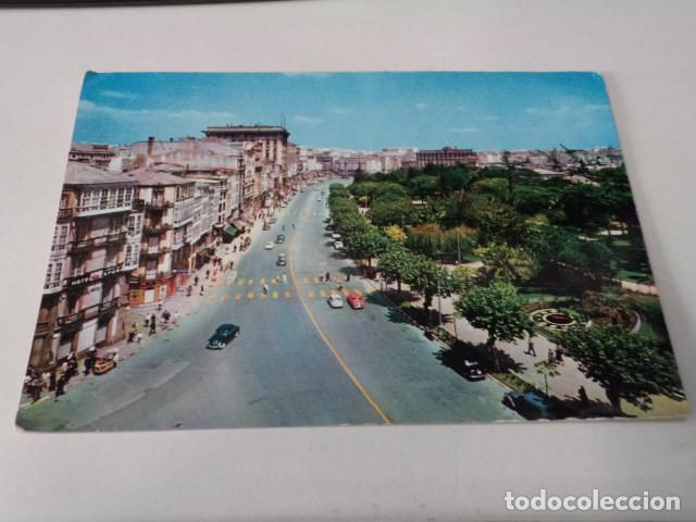 Postales: CORU&Ntilde;A - POSTAL LA CORU&Ntilde;A - LOS CANTONES Y PARQUE - Foto 1