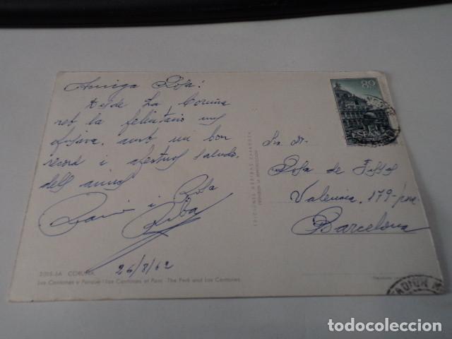 Postales: CORU&Ntilde;A - POSTAL LA CORU&Ntilde;A - LOS CANTONES Y PARQUE - Foto 2
