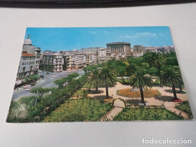 Postales: CORU&Ntilde;A - POSTAL LA CORU&Ntilde;A - PARQUE Y CANT&Oacute;N GRANDE - Foto 1