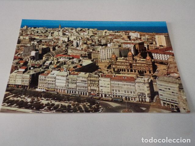Postales: CORU&Ntilde;A - POSTAL LA CORU&Ntilde;A - VISTA A&Eacute;REA - Foto 1