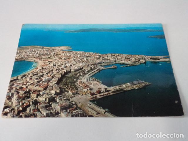 Postales: CORU&Ntilde;A - POSTAL LA CORU&Ntilde;A - VISTA A&Eacute;REA - Foto 1