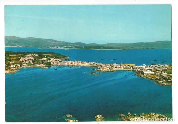 Postales: ISLA DE AROSA.- N&ordm; 604, VISTA A&Eacute;REA. EDICIONES ALARDE. PONTEVEDRA- CIRCULADA
