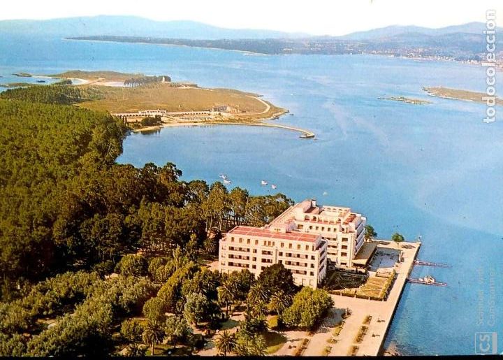 Postales: La Toja. 399 Vista a&eacute;rea. Ed. Alarde. Nueva. Color