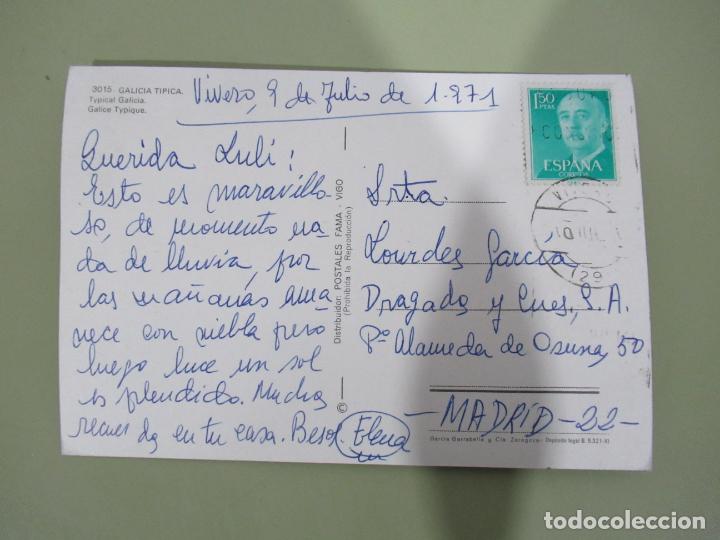 Postales: Galicia T&iacute;pica - Circulada - Foto 2