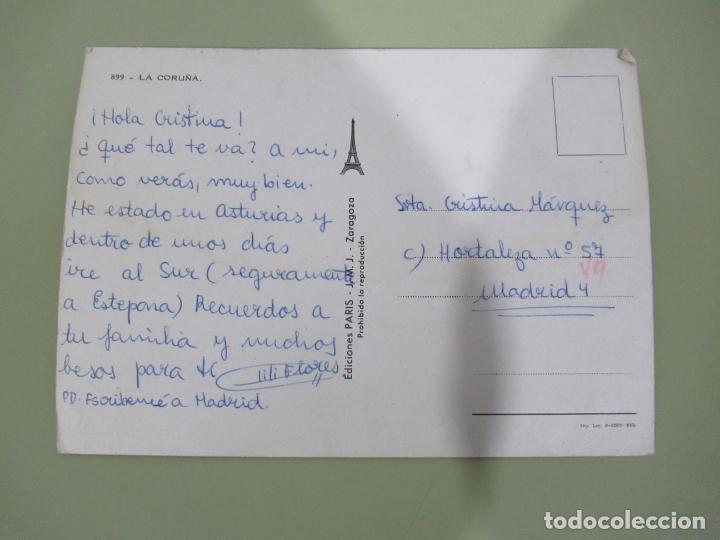 Postales: La Coru&ntilde;a - Escrita - Foto 2