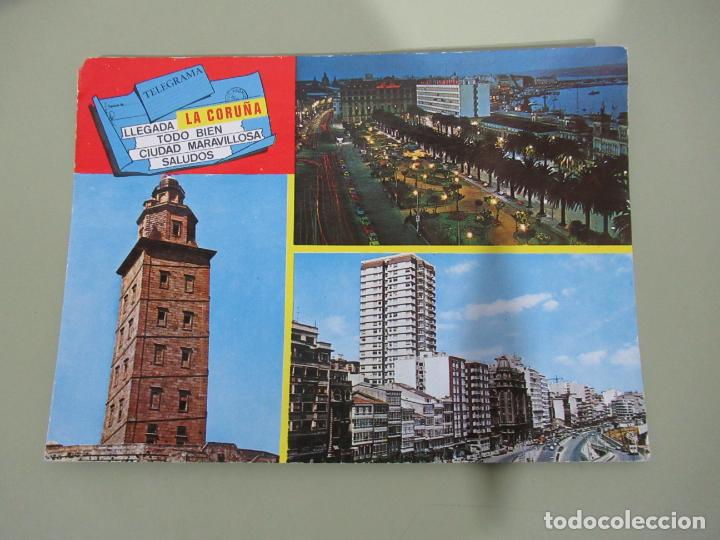 Postales: La Coru&ntilde;a - Escrita - Foto 1