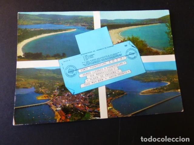 Postales: PUENTEDEUME LA CORU&Ntilde;A VARIAS VISTAS - Foto 1