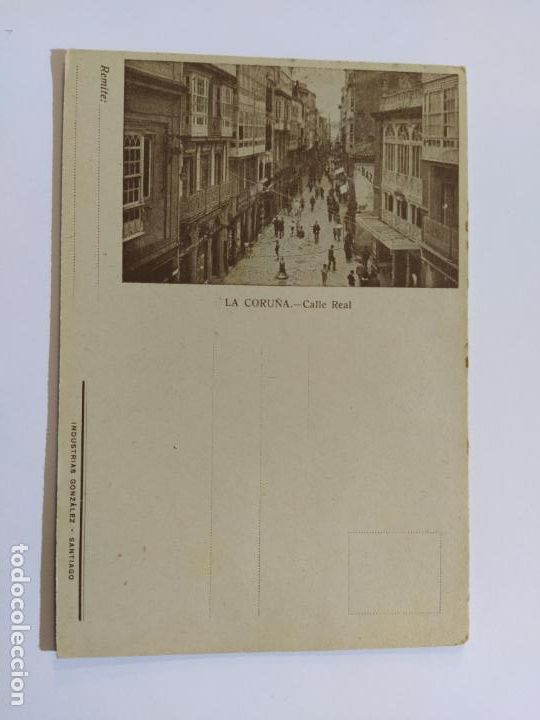 Postcards: LA CORU&Ntilde;A-CALLE REAL-INDUSTRIAS GONZALEZ-POSTAL ANTIGUA-VER FOTOS-(65.632)