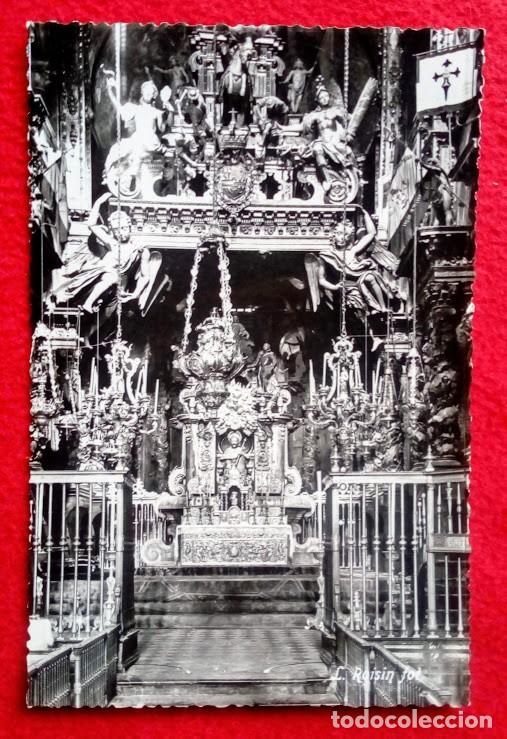 Postcards: Tarjeta n&ordm; 7 SANTIAGO DE COMPOSTELA-Catedral-Altar Mayor