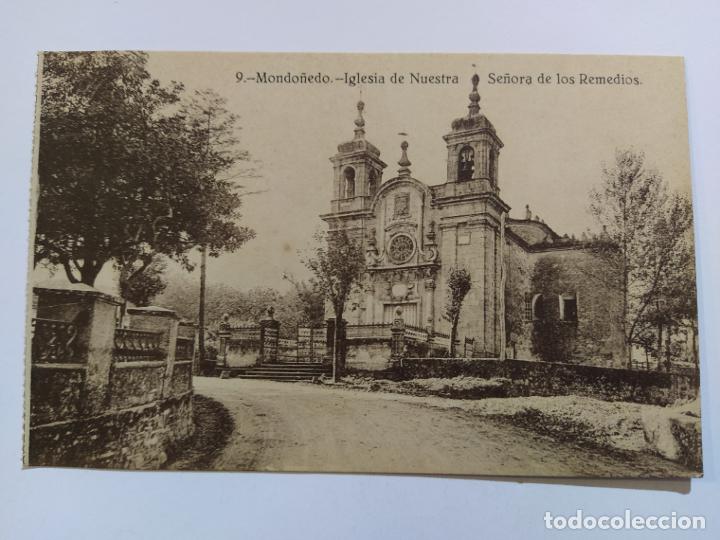 Postales: MONDO&Ntilde;EDO-IGLESIA NTRA SRA DE LOS REMEDIOS-9-FOT&middot;A.TEGEIRO-POSTAL ANTIGUA-(66.010)