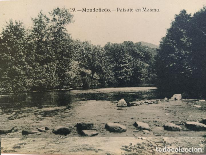 Postales: MONDO&Ntilde;EDO-PAISAJE EN MASMA-19-FOT&middot;A.TEGEIRO-POSTAL ANTIGUA-(66.020)