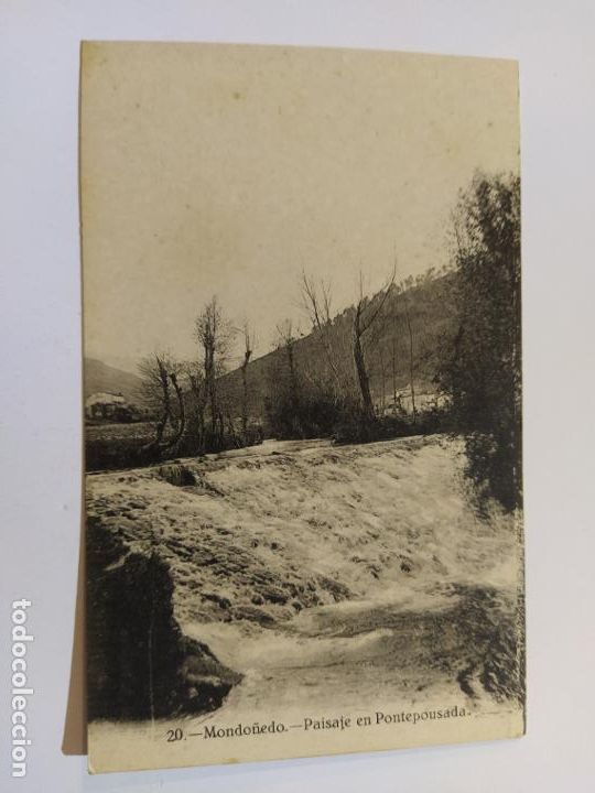 Postales: MONDO&Ntilde;EDO-PAISAJE EN PONTEPOUSADA-20-FOT&middot;A.TEGEIRO-POSTAL ANTIGUA-(66.021)