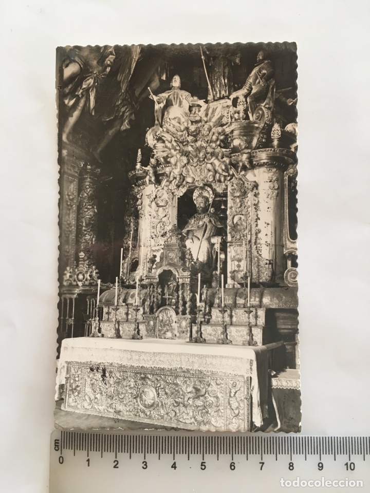 Postales: POSTAL. SANTIAGO. CATEDRAL. ALTAR MAYOR. EDIC. GARC&Iacute;A GARRABELLA. H. 1960?.