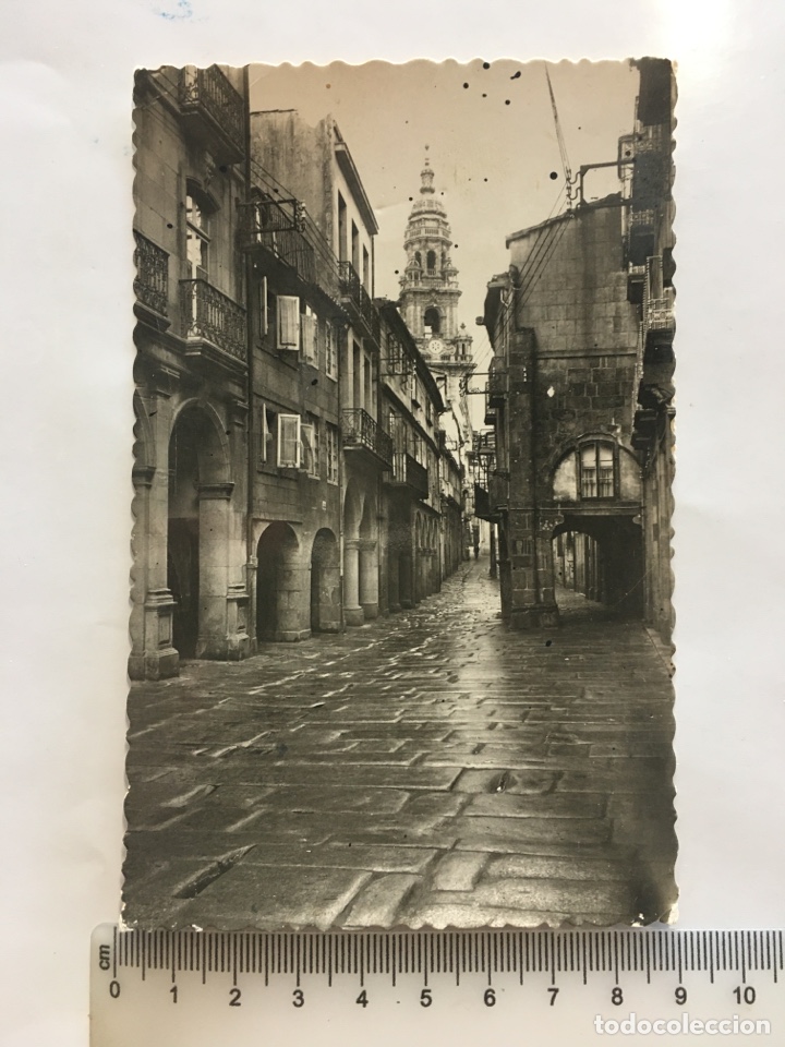 Postales: POSTAL. SANTIAGO. RUA DE VILLAR. EDIC. GARC&Iacute;A GARRABELLA. H. 1950?.