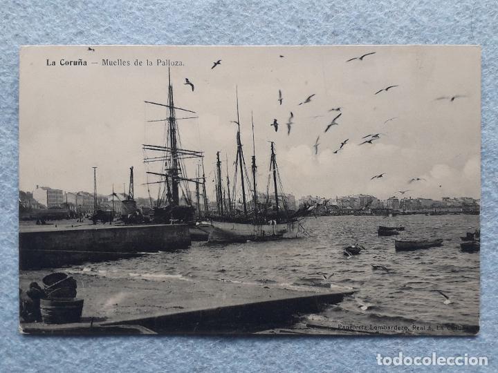 Postales: La Coru&ntilde;a. Muelles de la Palloza. - Foto 1