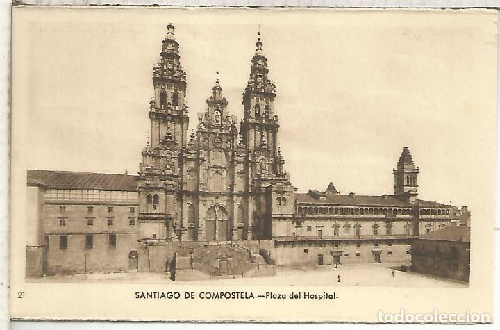 Postais: CORU&Ntilde;A SANTIAGO COMPOSTELA SIN ESCRIBIR