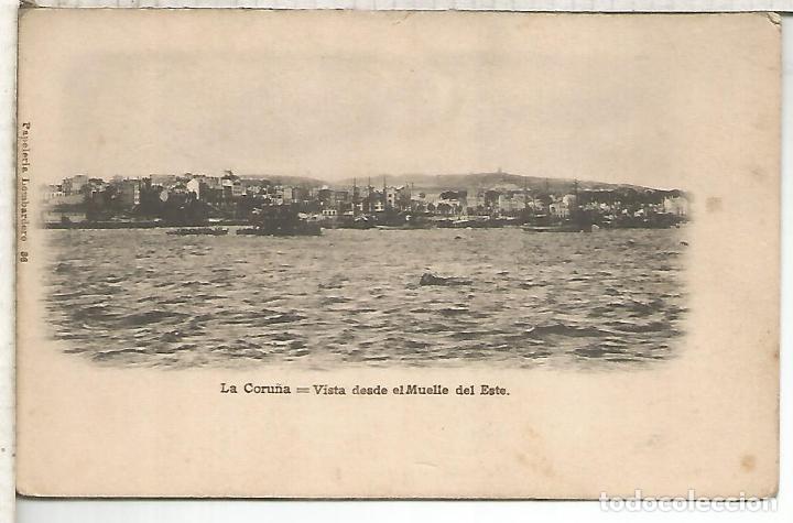 Postales: CORU&Ntilde;A VISTA DESDE EL MUELLE DORSO SIN DIVIDIR