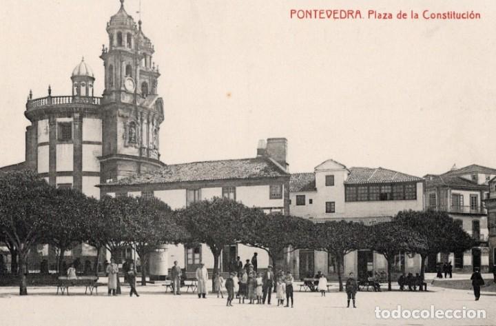 Postales: pontevedra. plaza de la constituci&oacute;n. thomas - Foto 1